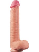 LoveToy: Dual-Layered Silicone Cock, 31 cm - 1