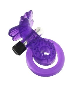 COCK&amp;amp;BALL RING BUTTERFLY JELLY VIBE