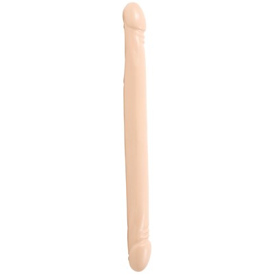 Doc Johnson Double Header Dong Smooth 45 cm - Nude