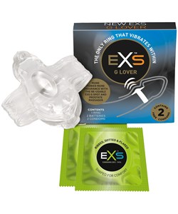 EXS G-Lover Penisring med Kondomer 2 st - Klar