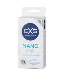 EXS Nano Thin Kondomer 12 st - Klar