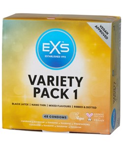 EXS Variety Pack 1 Kondomer 48 st - Klar