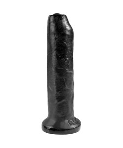 King Cock - Uncut Dildo 20 cm - Svart