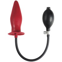 Mister B Inflatable Butt Plug - Red - Röd