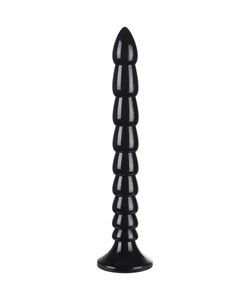 Ouch! Stacked Anal Snake Dildo 30 cm - Svart