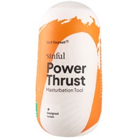 Sinful Power Thrust Masturbator - Orange