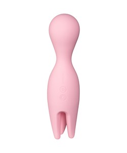 Svakom Nymph Soft Moving Finger Klitorisvibrator - Ljusrosa