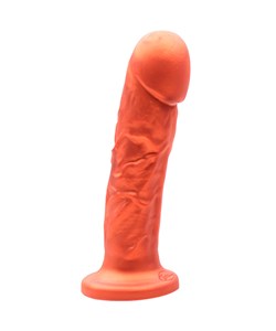 Tantus Goliath Vibrerande Super Soft Dildo 18,4 cm - Orange