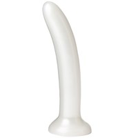 Tantus Leisure Vibrerande Silikondildo 16 cm - White