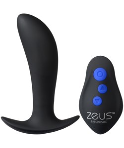 Zeus Pro-Shocker Vibrerande och E-Stim Prostataplugg - Svart