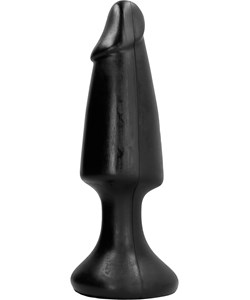 All Black: Penis Shaped Plug, 35 cm