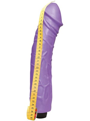 Queeny Love: Giant Lover Dildovibrator, 33 cm, lila
