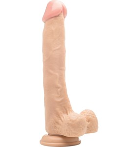 RealRock: Realistic Cock, 27 cm, ljus