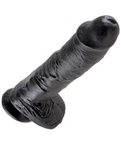 King Cock Cock svart dildo 25 cm