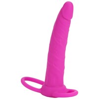Silicone Dual Penetrator Pink