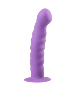 Silicone Suction Cup Dildo Purple